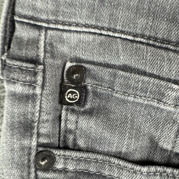AG Adriano Goldschmied Jeans Womens 26 Gray Ankle Slim Straight USA Made - Picture 4 of 11